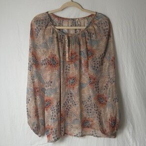 Floral Print Women's Top